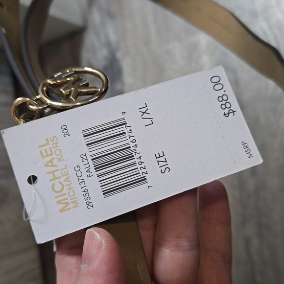 NWT Michael Kors belt bag tan & brown size L/XL - Picture 8 of 9